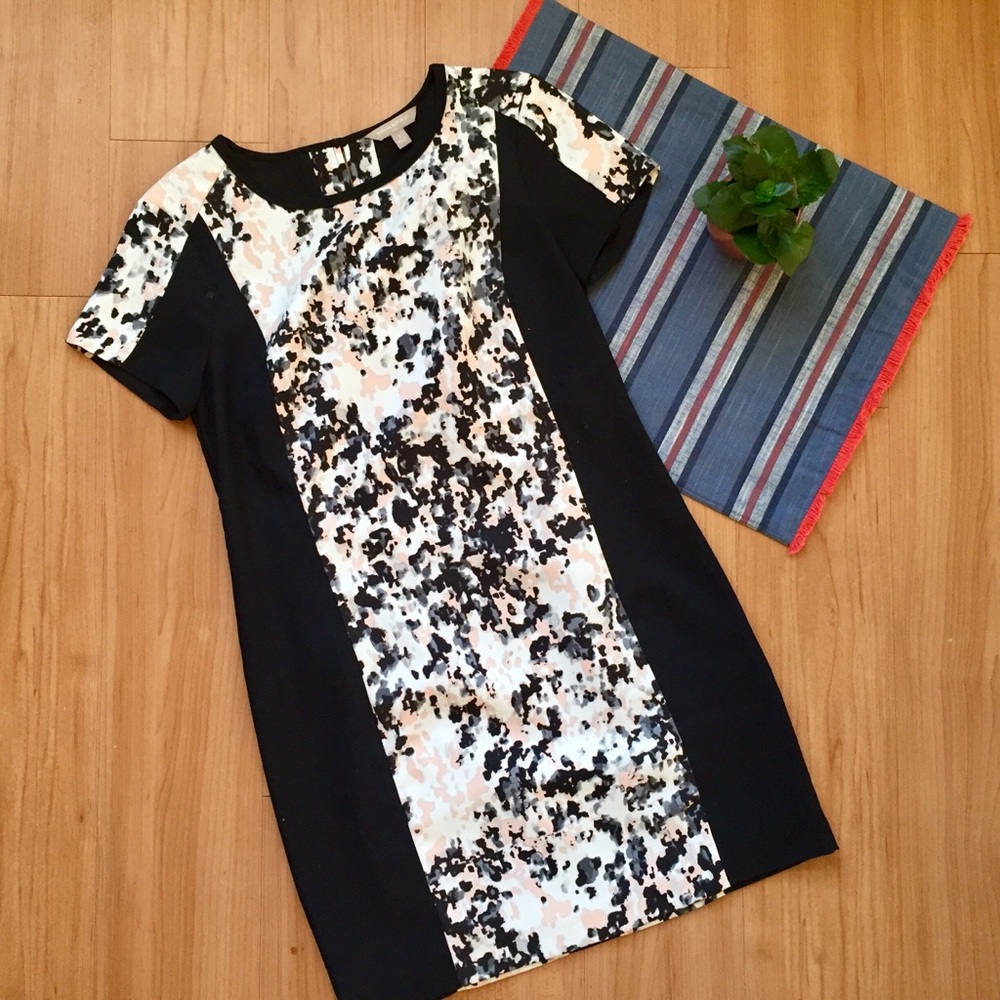 Banana Republic shift dress with pretty pattern